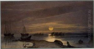 The Moonlit Night at Kos-Arali by Taras Shevchenko