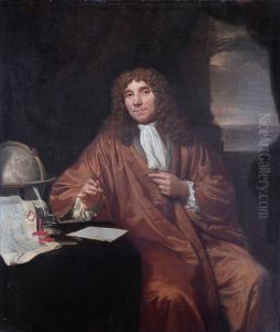 Portrait of Anthonie van Leeuwenhoek (1632-1723).