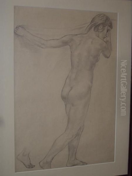 Life Study Of A Standing Figure - view 1