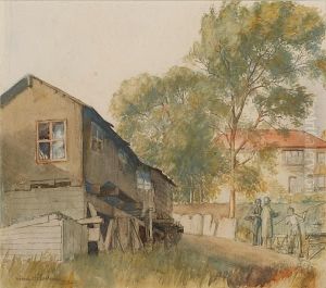 The Carpenter's Old Shed by Sydney Carline