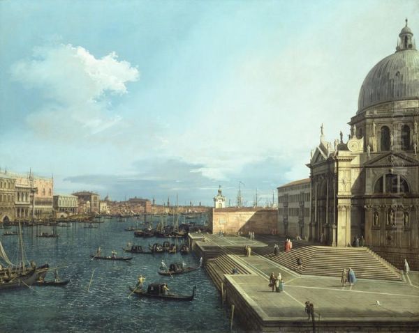 The Grand Canal and Santa  Maria della Salute - view 1