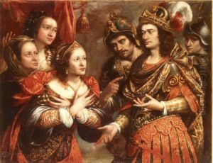 La familia de Darius III davant Alexandre el Gran