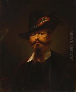 A Portrait Of Victor Emanuel Ii Of Savoy Inhunting Costume