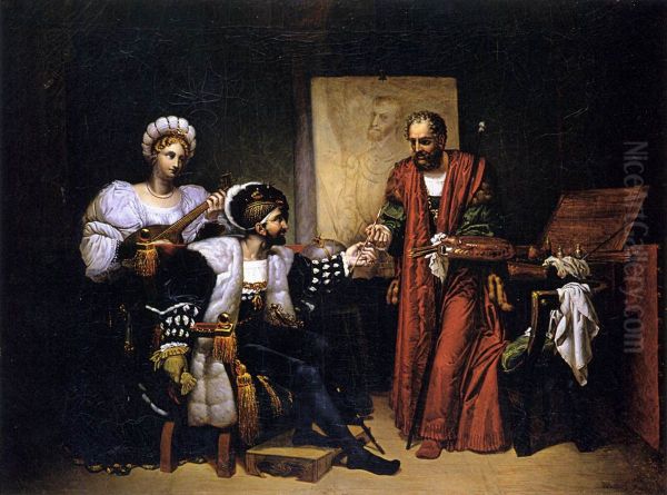 Charles VPicking upTitian's Paintbrush - view 1