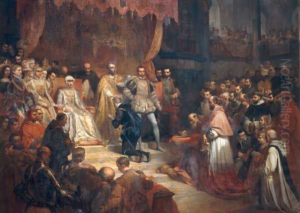 Abdication de Charles Quint - view 1