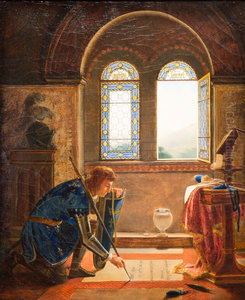 Charles VII pret a partir pour aller combattre les Anglais. Replique, apres 1804 Charles VII pret a partir pour aller combattre les Anglais. Replique, apres 1804