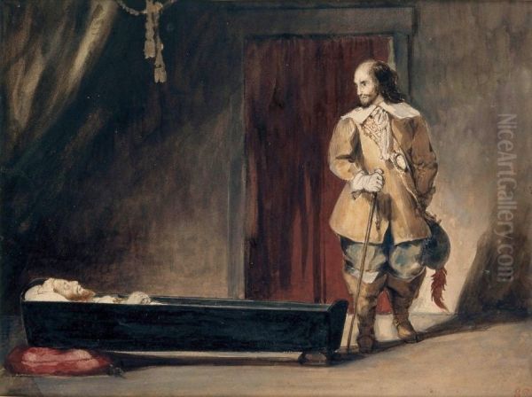 Cromwell Before the Coffin of Charles I - view 1