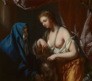 Judith met het hoofd van Holofernes by Philip van Dijk