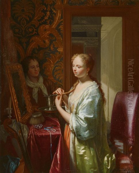 Lady at her Toilet - view 1