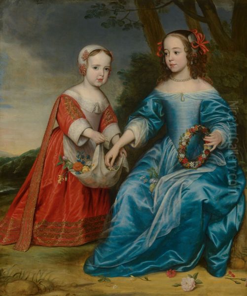 Portrait of William III, Prince of Orange, and Maria, Princess of Orange, as Children - view 1