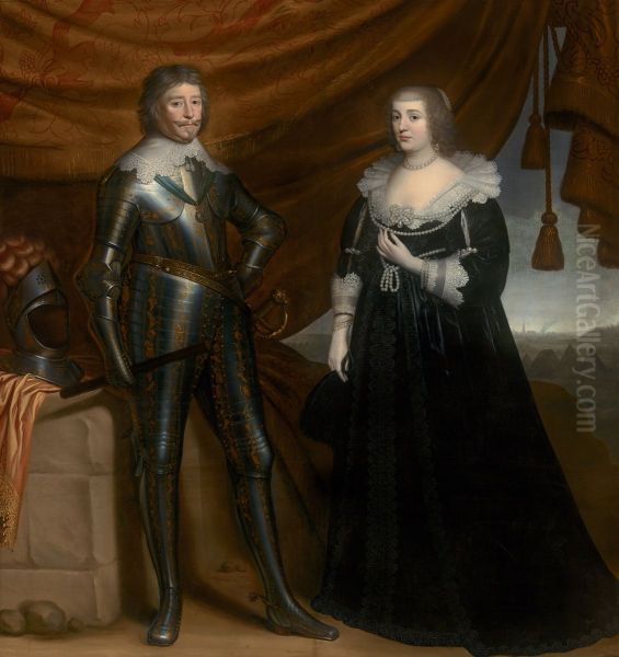 Double Portrait of Frederik Hendrik (1584- 1647) and Amalia of Solms-Braunfels (1602- 1675) - view 1