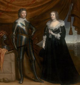 Double Portrait of Frederik Hendrik (1584- 1647) and Amalia of Solms-Braunfels (1602- 1675)