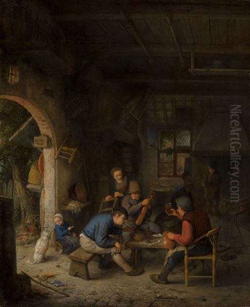 Peasants at an Inn - view 1