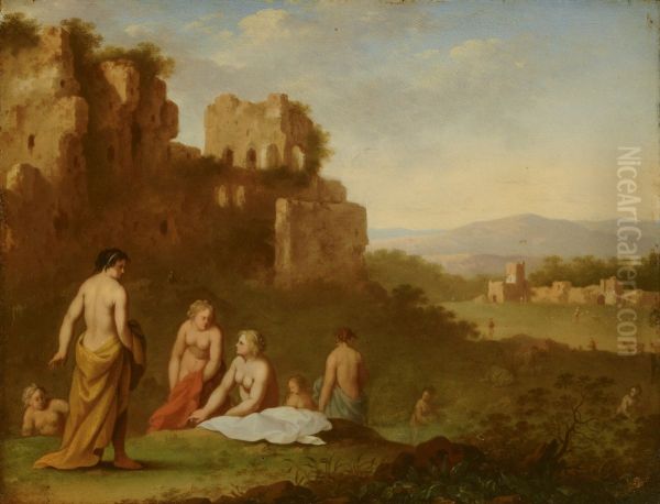 Nymphs Bathing - view 1