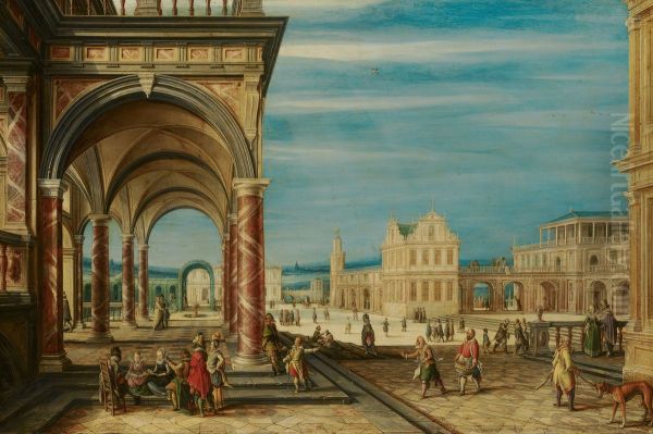 A Square with Imaginary Buildings - view 1