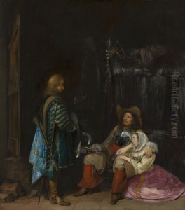The Messenger, known as 'The Unwelcome News' by Gerard Ter Borch