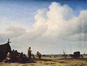 Beach View by Adriaen Van De Velde