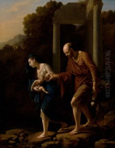 The Flight into Egypt by Adriaen Van Der Werff