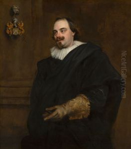 Portrait of Peeter Stevens (c.1590-1668) by Sir Anthony Van Dyck