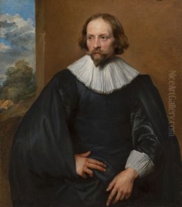 Portrait du peintre Quintijn Symons Portrait du peintre Quintijn Symons