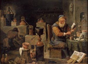 The Alchemist by David Teniers the Younger