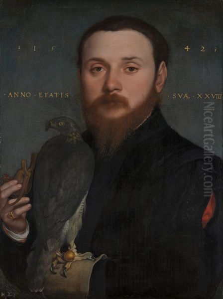 Portrait of a Nobleman with a Hawk - view 1