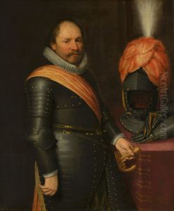 Portrait of an Officer by Jan Van Ravesteyn