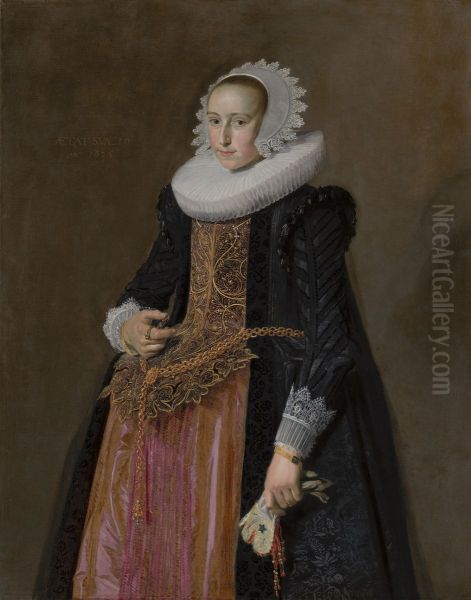 Portrait of Aletta Hanemans (1606-1653) - view 1