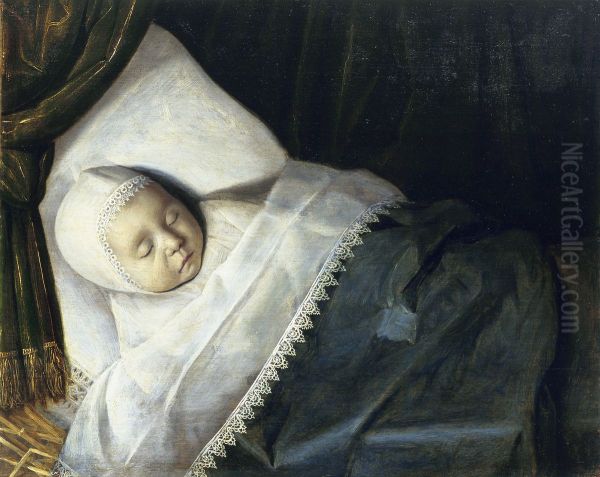 A Child of the Honigh Family on its Deathbed - view 1