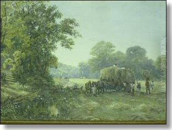 Hay Making Scene - view 1