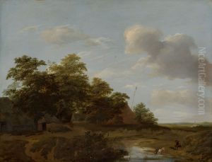 Landscape with a Farm by Jan Vermeer van Haarlem the Elder