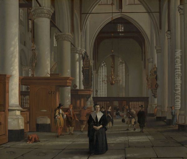Interior of the Laurenskerk in Rotterdam - view 1