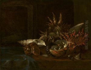 Still Life with Shells by Willem Kalf