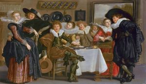 Merry Company by Dirck Hals