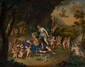 Armida Binding the Sleeping Rinaldo with Flowers