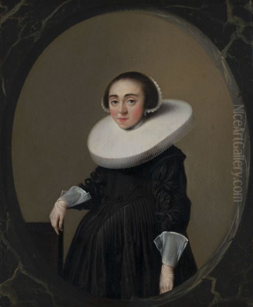 Portrait of Anna Hooftman (1613-after 1645) - view 1
