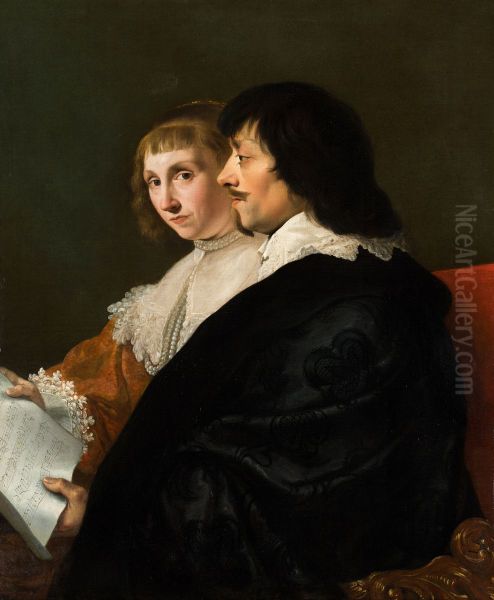 Double Portrait of Constantijn Huygens (1596-1687) and Suzanna van Baerle (1599-1637) - view 1
