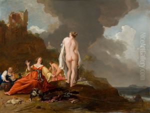 Landscape with Nymphs (and Diana?) by Bartholomeus Breenbergh