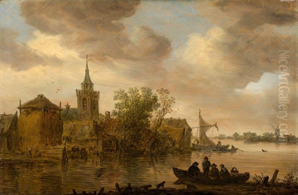 River View with Church and Farmhouse - view 1