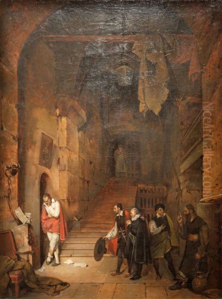 Montaigne visitant Le Tasse en prison. - view 1