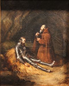Mort du connetable de Montmorency by Claudius Jacquand