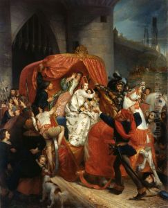 La Duchesse de Bourgogne arretee aux portes de Bruges