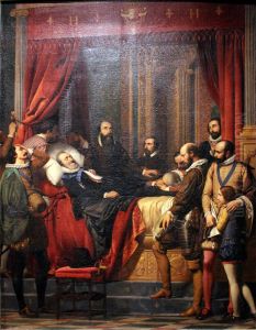 Henri IV mourant rapporte au Louvre.