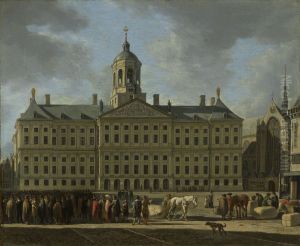 The Town Hall on Dam Square, Amsterdam