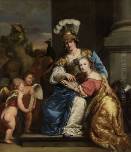 Margarita Trip as Minerva, Instructing her Sister Anna Maria Trip