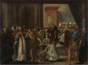 Constantine Burning The Arian Books At The First Council Of Nicaea