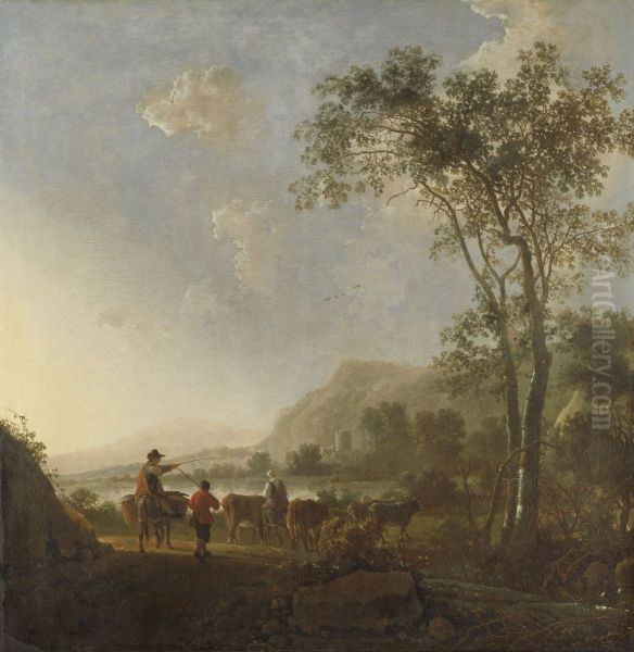 Landscape with Herdsmen and Cattle - view 1