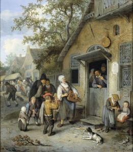 Country Kermis by Cornelis Dusart