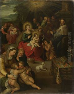 Allegory of the Christ Child as the Lamb of God by Frans Francken the Younger