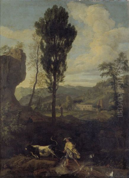 Arcadian Landscape Mercury and Io - view 1